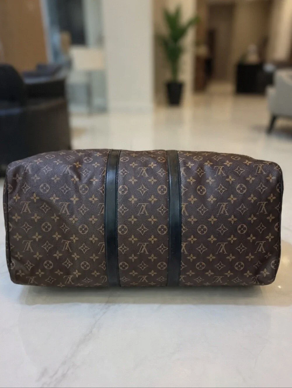 Louis Vuitton Limited Edition 🦄Waterproof Brown Monogram Keepall 55